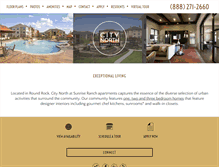 Tablet Screenshot of citynorthapartments.com